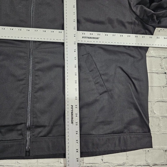 The Walking Dead Winged Mechanic Jacket Black Coat AMC Zip Up MENS SIZE 5XL - Picture 2 of 7